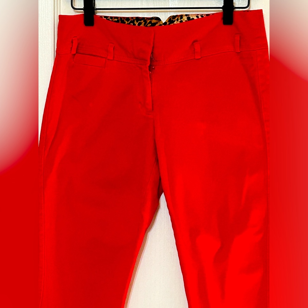 XOXO Slim Fit Red Casual Womens Pants